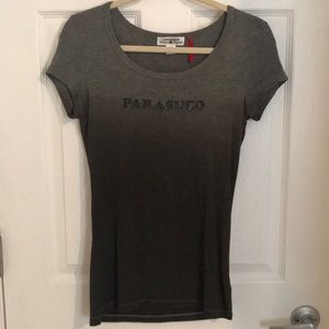 Women’s Parasuco Fitted Ombré T-shirt Med Grey